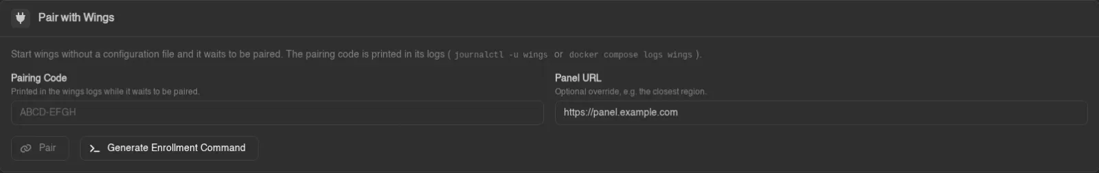 Node pairing and enrollment controls